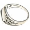 Image 2 : STERLING SILVER INITIAL RING (NO ENGRAVING DONE YET ON RING) STAMPED *SS925 LIND*. RING IS A SIZE 7!