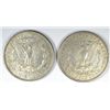 Image 2 : ( 2 ) NICE CIRCULATED MORGAN SILVER DOLLARS,  1879-P AND 1891-P
