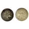 Image 1 : 2-1852 THREE CENT SILVERS GOODS