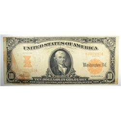 1907 $10 GOLD CERTIFICATE