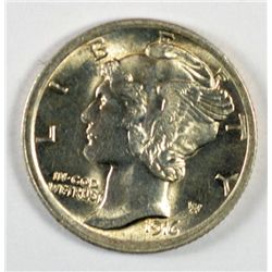 1916 MERCURY DIME MS64+
