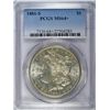 Image 1 : 1881-S MORGAN SILVER DOLLAR, PCGS MS-64+  WHITE