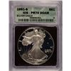 Image 1 : 1991-S PROOF SILVER EAGLE ICG PR-70 DCAM