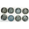 Image 2 : 8 PROOF ROOSEVELT DIMES (51,53,54,55,56,57,58,60)