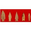 Image 1 : 5 Texas Early Archaic Arrowheads