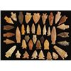 Image 1 : 38 Texas Archaic Arrowhead Points