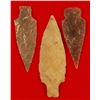 Image 1 : 3 Texas Early Archaic Arrowheads Bulverde Points