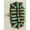 Image 3 : Sterling & Turquoise Squash Blossom Necklace Set