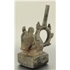 Image 1 : Old Figural Armadilo Pottery Statue/Vessal