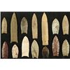 Image 1 : Collection of 14 Points Clovis Folsom