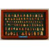 Image 1 : Shadow Box Collection of 90 Arrowheads Bear Creek