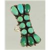 Image 1 : Turquoise Navajo Indian Jewelry Ring Signed