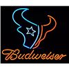 Image 1 : Houston Texans Budweiser Neon Beer Sign