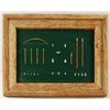 Image 1 : Miniature Archaic Indian Weapons Set in Frame