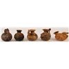 Image 1 : 5 Pre-Columbian Figural Pottery Vessels