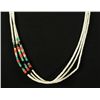 Image 2 : Santo Domingo 3 Strand White Shell Necklace