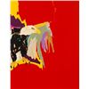 Image 3 : "Warfeathers" Acrylic On Canvas Signed Geronimo