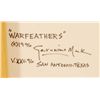 Image 8 : "Warfeathers" Acrylic On Canvas Signed Geronimo