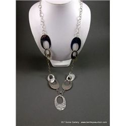 Hammered Sterling Silver Necklace Weight: 83.4 Grams Retail: $695.00