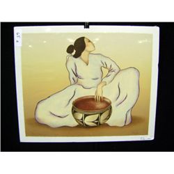 R.C. Gorman Lithoghraph of a Woman, 1981 L.E. 58/150 18 1/4"x22" Retail: $5,500.00