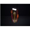 Image 1 : Chinese Clear Fluted Vase w/ Applied Vertical Glass Ribbons 12"x6 1/2" Retail: $510.00