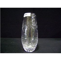 Beauti-Eagle Tall, Floral Clear Glass Vase, Molded 12"x5", Orif at 2 3/4" Retail: $360.00