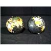 Image 1 : 6" Geographic Globe< Split in Half For Book Ends 6 " Diam When Pressed Together-Alexander Kalifano R