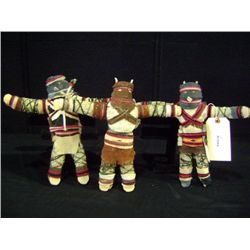 Three Sage Warrior Dolls 11 1/2"x12 1/2"x3" Retail: $237.00