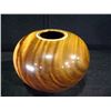 Image 3 : Eric Lima Small Wooden Pot w/ Inlaid Turquoise at Rim 7"x7 1/2"x2 3/8" Retail: $1,800.00