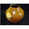 Image 2 : Eric Lima Medium Wood Pot w/ Turquoise 9"x8"x3 1/4" Retail: $1,400.00