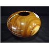 Image 2 : Eric Lima Small Hand-Turned Wooden Pot w/ Turquoise 6"x7 3/4"x2 1/2" Retail: $2,100.00