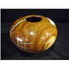 Image 2 : Eric Lima Small Hand-Turned Wooden Pot w/ Turquoise 6"x7 3/4"x2 1/2" Retail: $2,100.00