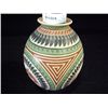 Image 1 : Mata Ortiz Egg-Shaped Pot, Polychrome by Eduardo Olivas Quintana, Mexico 7 1/2"x5 3/4"x2" Retail: $7