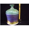 Image 4 : Raku Vase w/ Detachable Lid by Loewenkamp 7 1/2"x4 1/2" Retail: $240.00