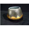 Image 3 : Loewenkamp Pottery, Raku Pot, Arizona Desert w/ Stars in Black Sky 4 1/2"x5 1/4"x3 1/4" Retail: $145