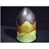 Image 2 : Loewenkamp Pottery, Ceramic Raku Fired Bullet- Shape Lid 7 1/4"x4 1/2" Retail: $265.00