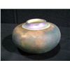 Image 2 : Loewenkamp Pottery, Smokey Blue Raku Pot 3 1/2"x5 1/4"x1 3/4" Retail: $90.00