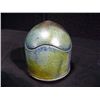 Image 2 : Loewenkamp Pottery, Small Thumb-Shaped Pot w/ Lid 4 1/2"x3 1/2" Retail: $90.00