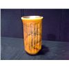 Image 1 : Fluted Cylindrical-Shaped Ceramic Vase w/ Horse Hair Firing by Gordon Pottery 8 1/2"x4 1/2" Retail: 