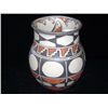 Image 3 : Large Santo Domingo Polychrome Clay Vase by Robert Tenorio-Kewa, New Mexico, Stamped w/ Artist Minia