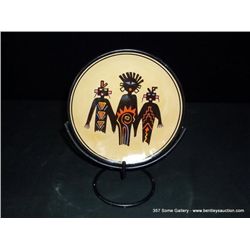 Painted Indian Plate 6" Jose Paredes Sanyork, Inc Retail: $19.95