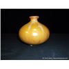 Image 2 : Small Ceramic Vase, Ochre Colored 4"x4"x3/4" Retail: $29.00