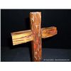 Image 3 : Rusticated Wood Standing Cross 14"x7" Retail: $200.00