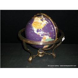 Alexander Kalifano 13" Globe w/ Compass Inlaid Stone Retail: $900.00