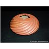 Image 1 : Jemez Corrugated, Carved, Red, Spiral Pot by M. Yepa 3 1/2"x6 3/4", 3" Retail: $880.00