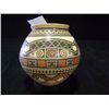 Image 2 : Painted Red on Black Mata Ortiz Pot, Mexico by Enrique Pedregon 6"x6", 3 1/4" Retail: $720.00