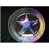 Image 1 : Star Emblem Glass Plate-Clear and Metallic Glass Retail: $595.00