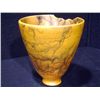 Image 3 : Horse Hair Finished Pot by Gordon Pottery 8" high x 7 1/2" diameter, fluted Retail: $40.00