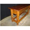 Image 8 : Walnut Serving/Sofa Table w/ 3 Drawers