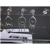 Image 8 : Poly Earring Display w/ 6 pairs Sterling Silver Earrings Retail: $120.00